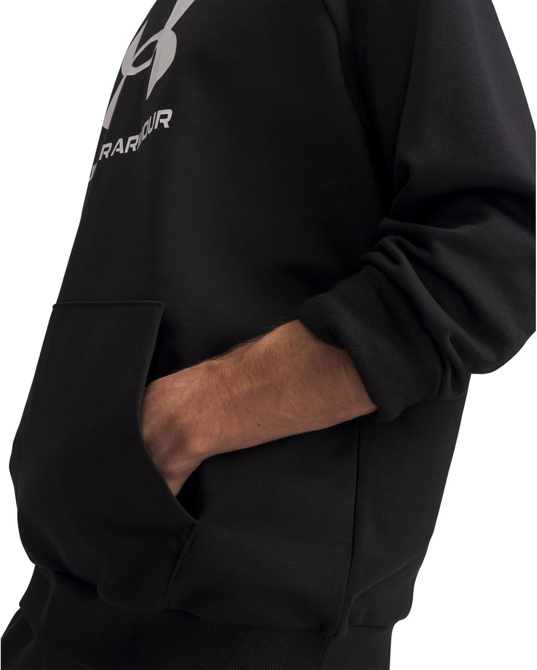 Under Armour Herren Rival Fleece Logo Hoodie Kapuzenpullover XS Schwarz, XS Schwarz