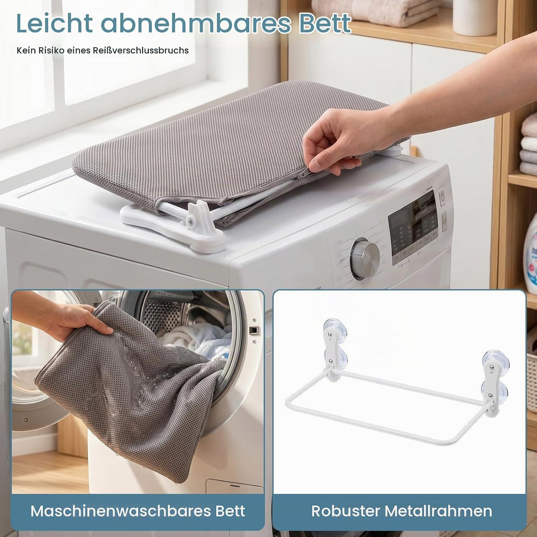 Kätzchen hängematte,fensterliegeplatz für Katzen mit Stabil Saugnäpfe,Katzenhängebett Fenster, Belas