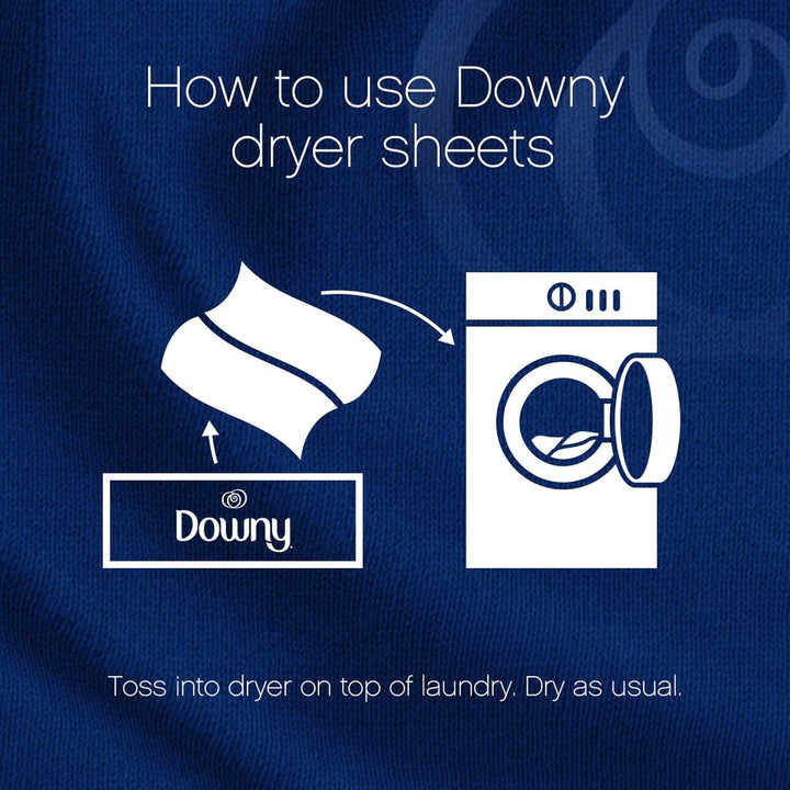 Downy Fabric Softener Sheets, April Fresh, 80 sheets by Downy