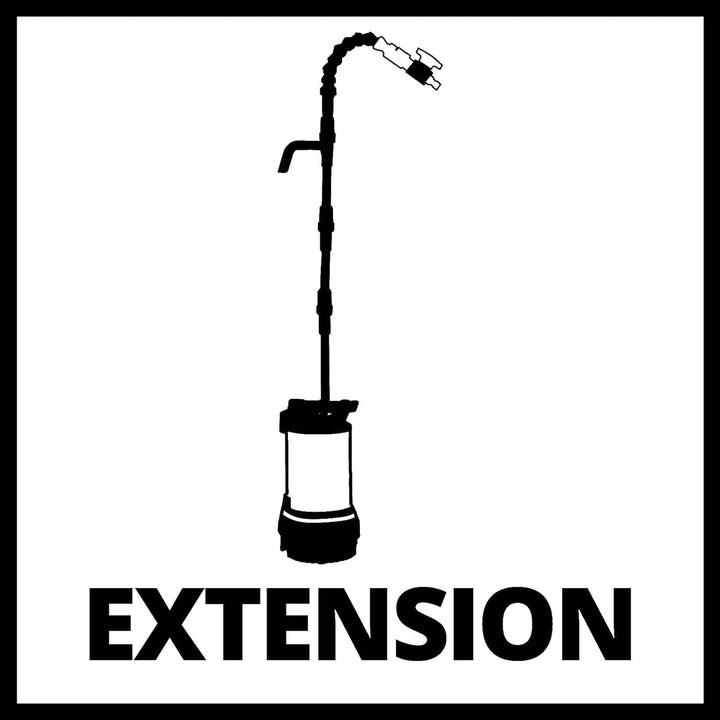 Einhell Regenfasspumpe GE-PP 5555 RB-A (550 Watt, 2in1-Kombipumpe - Tauchdruck- und Regenfasspumpe,