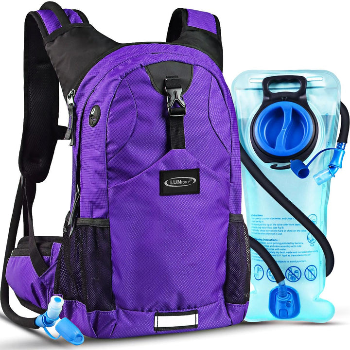 Lunidry Trinkrucksack Fahrradrucksack mit Trinkblase 2L Wasserdicht Sportrucksack, 20L Hydration Ruc