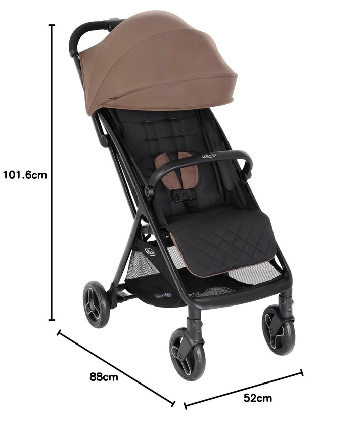 Graco Myavo™ Reisebuggy, ab Geburt bis ca. 4 Jahre (bis 22 kg), leicht, schnell zusammenklappbar, zu
