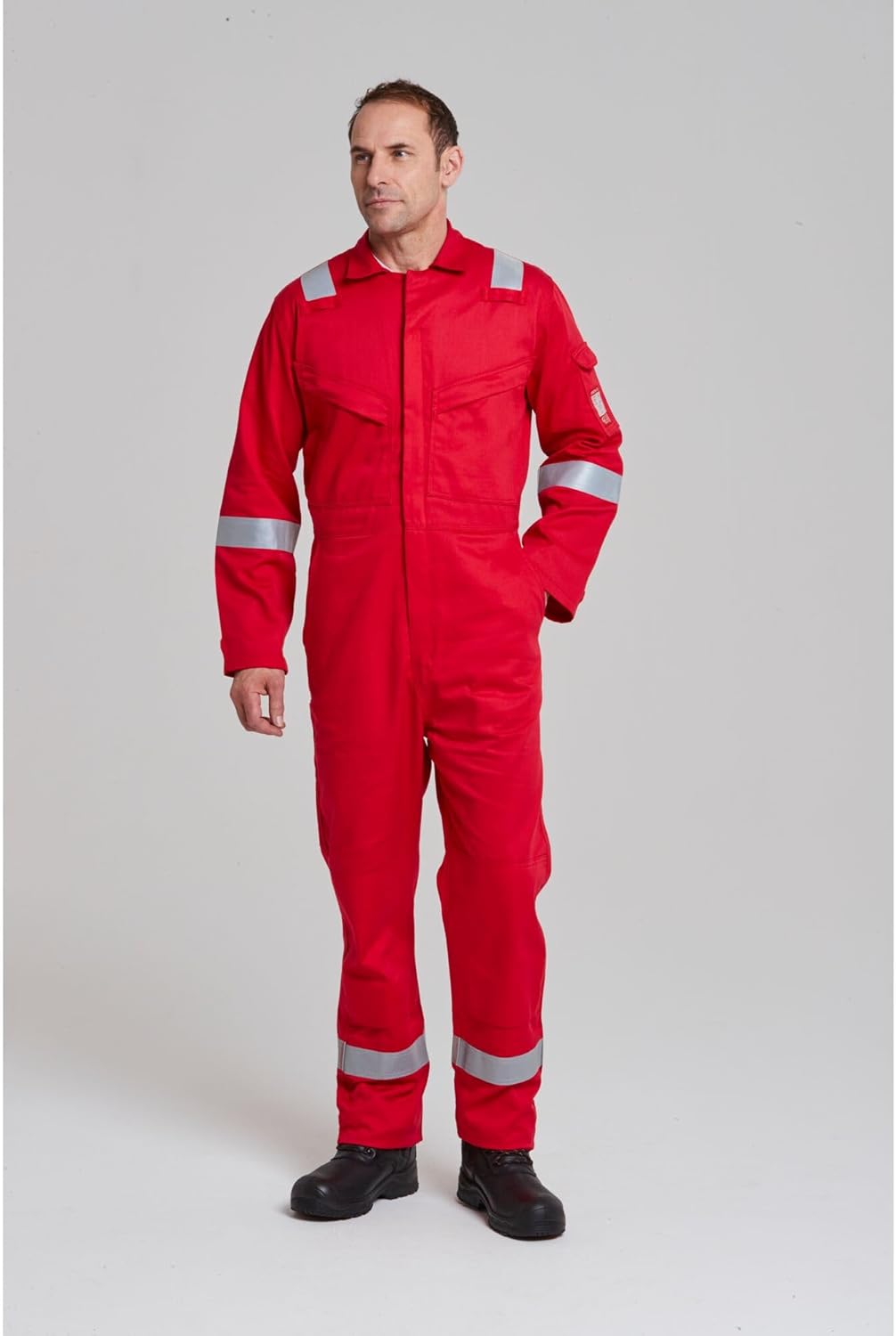 Portwest FR21 Leichter Anti-Statik Flammenresistenter Overall Rot S, Rot S
