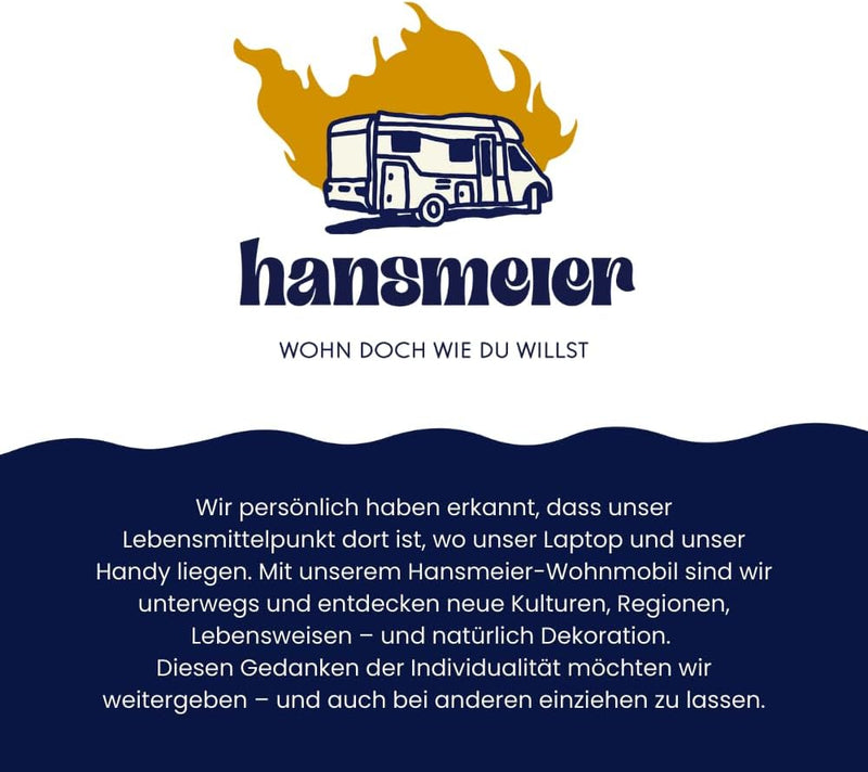 Hansmeier® Wanddeko aus Metall | 80 x 35 cm | Wasserfest | Für Aussen, Innen, Balkon & Garten | Meta