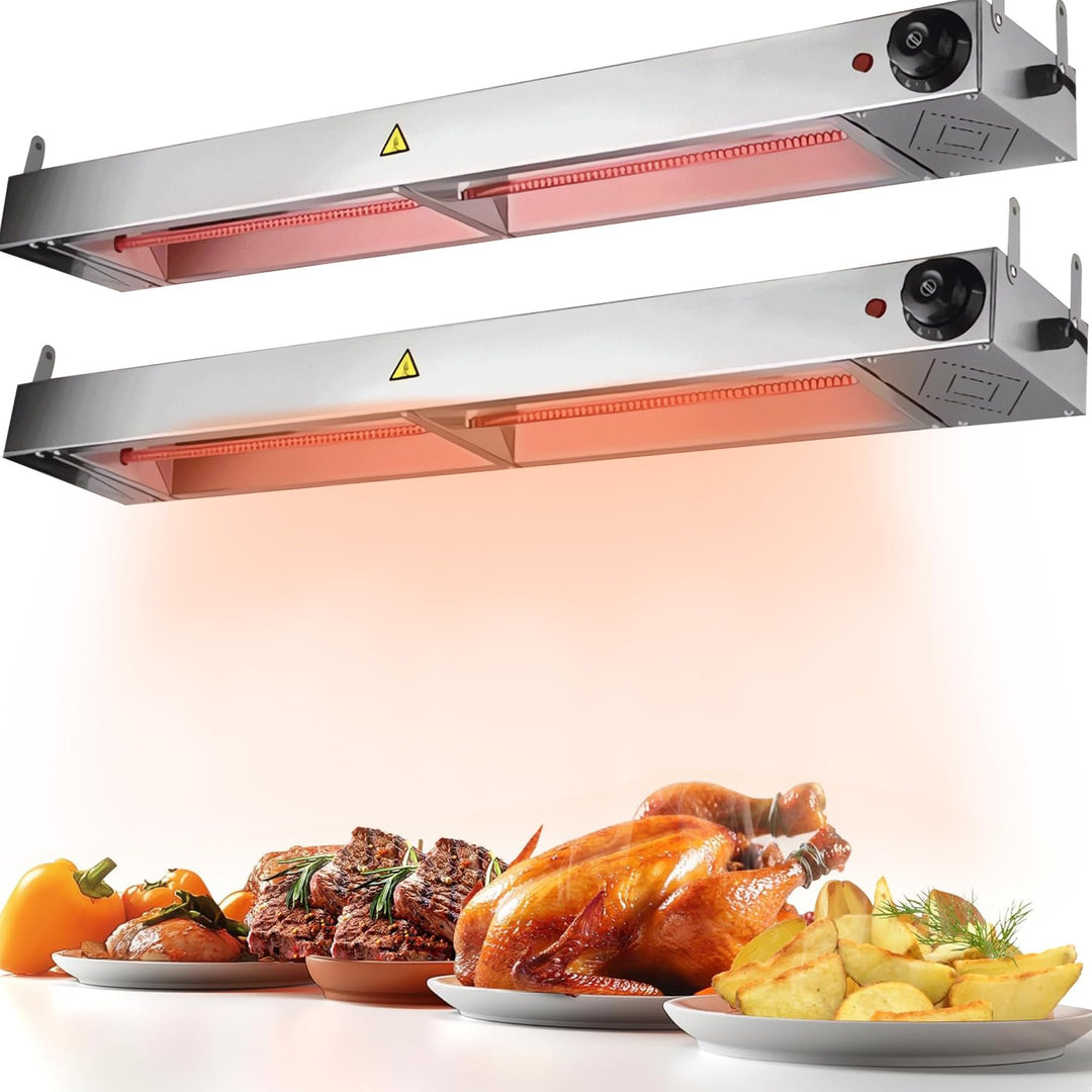 Wärmelampe Küche Gastro, Edelstahl Hängend Wärmelampe Gastronomie für Speisen, Kommerzielle Gastro W