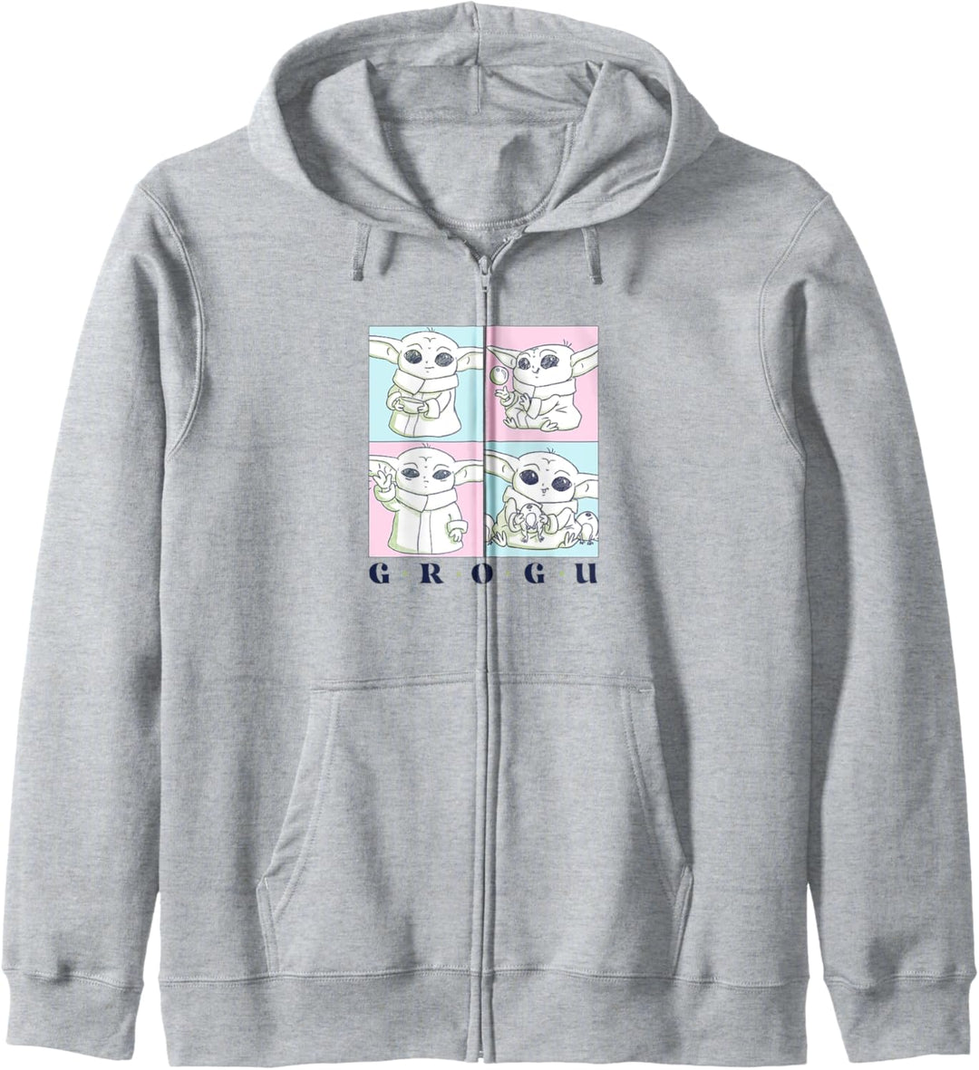 Star Wars: The Mandalorian Grogu Cute Pastel Box Up Kapuzenjacke