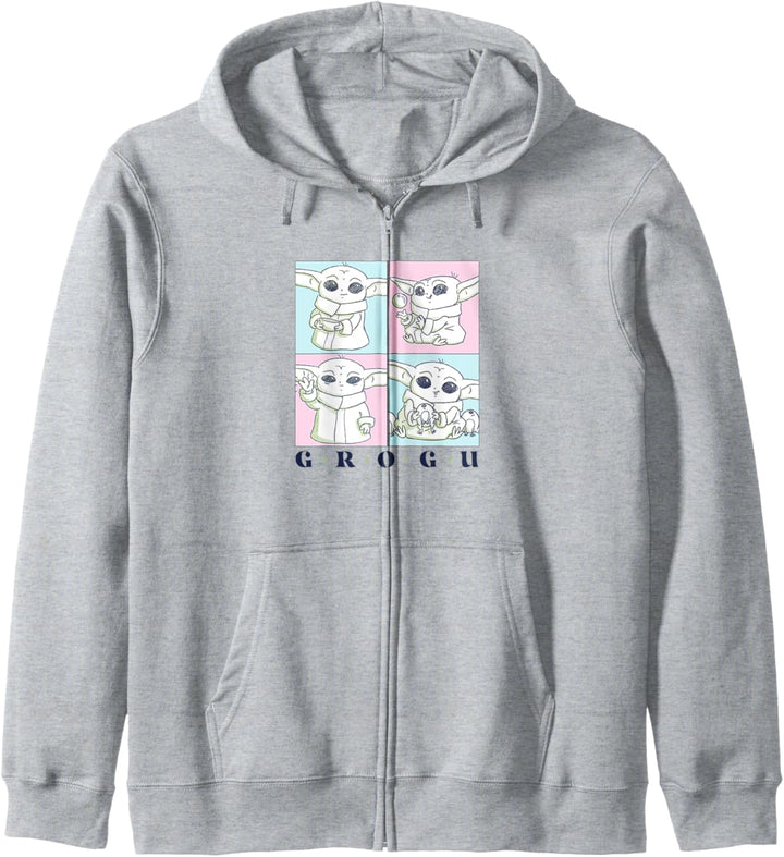 Star Wars: The Mandalorian Grogu Cute Pastel Box Up Kapuzenjacke