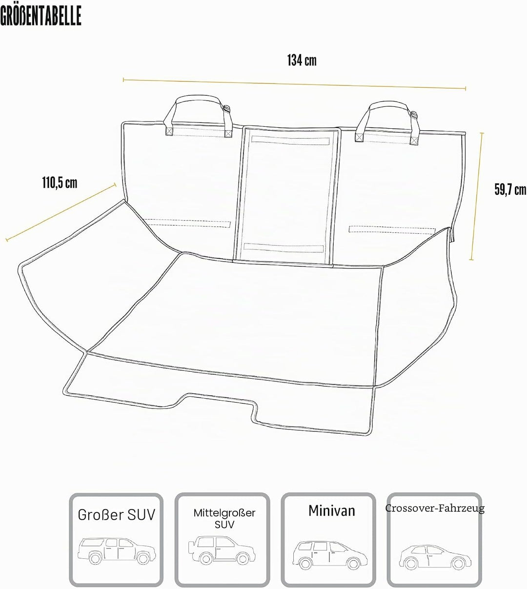 Carhartt, Accessory, Universal Fitted Nylon Duck Cargo Liner, Carhartt Brown, Ec, Os Universell ange