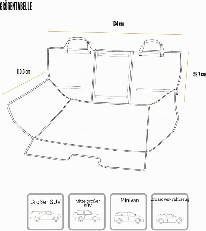 Carhartt, Accessory, Universal Fitted Nylon Duck Cargo Liner, Carhartt Brown, Ec, Os Universell ange