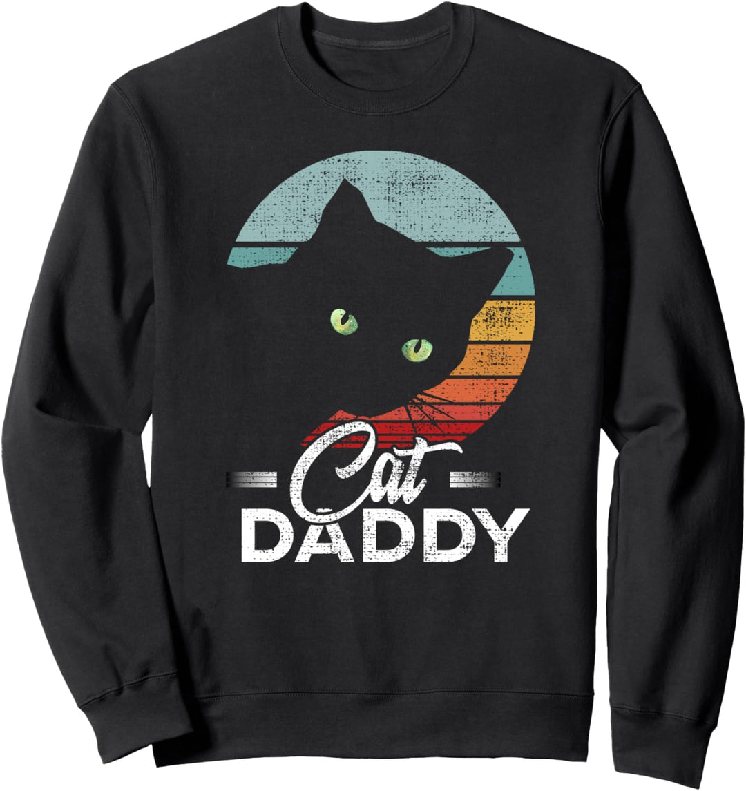 Best Cat Dad Ever Cat Daddy Katzen Papa Katzen retro vintage Sweatshirt