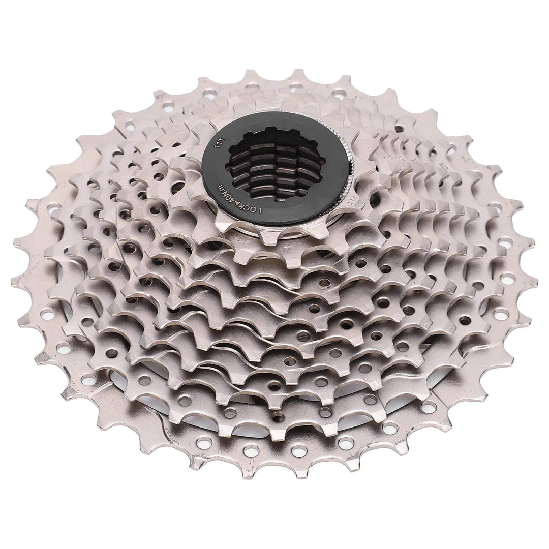 Alomejor Bike Freewheel 10 Speed 11-32T Mountainbike-Kassette Passend für MTB Bike Road Bicycle Re