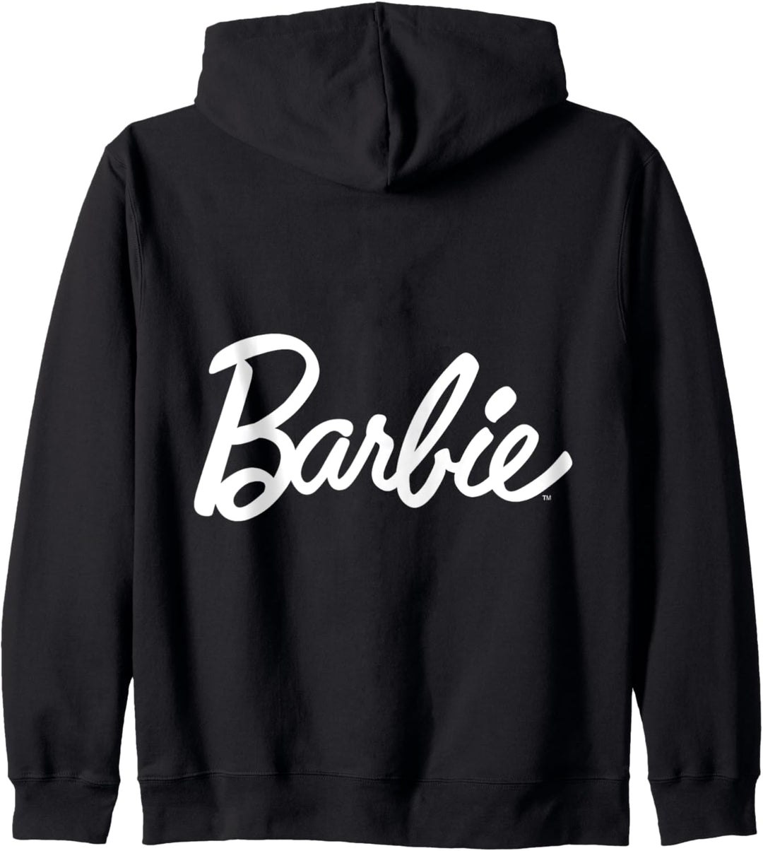 Barbie Logo White + Backprint Kapuzenjacke