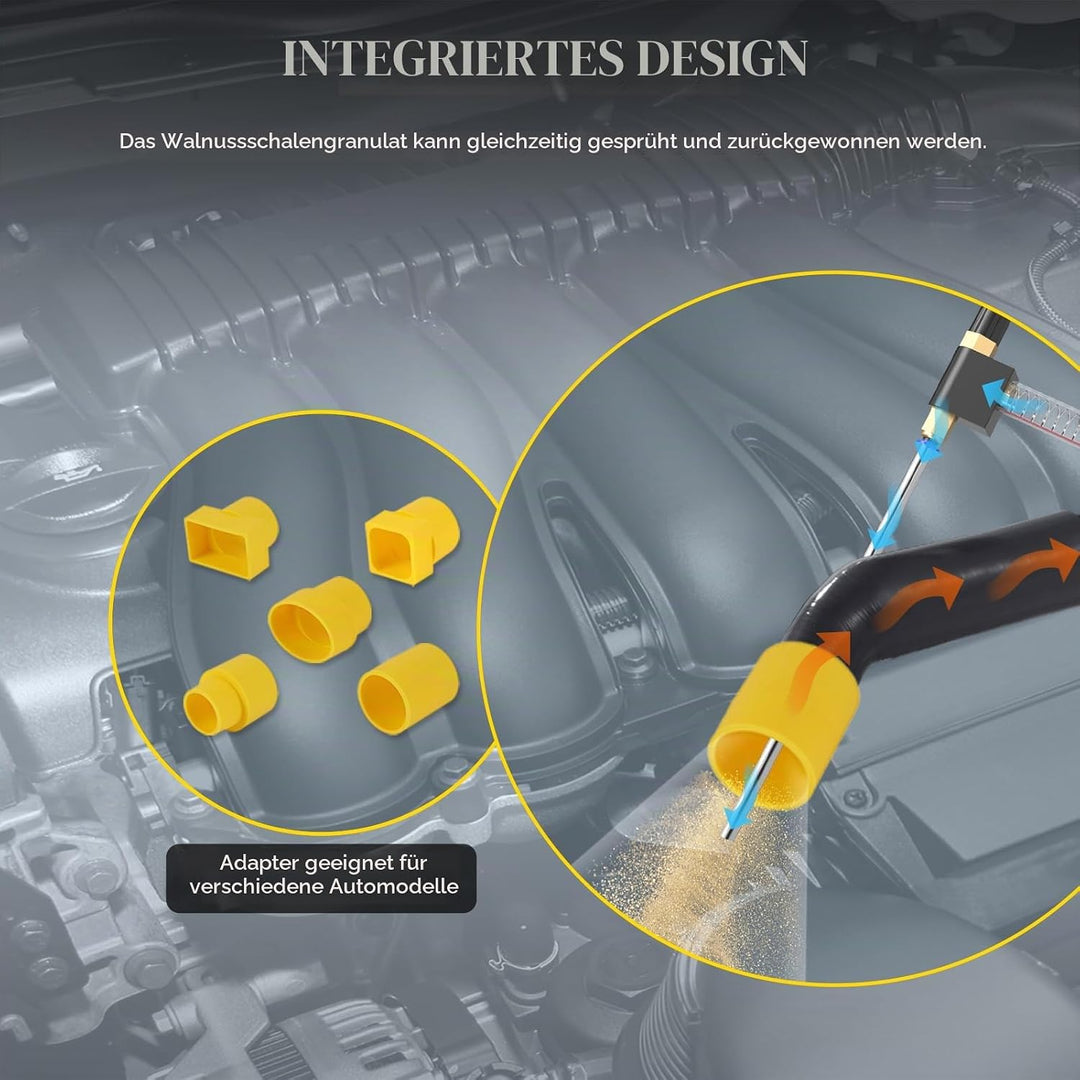 Walnuss-Blaster,Reinigungswerkzeug für Motoreinlassrohrventile,Motorkohlenstoffentferner, HTS558 Wal