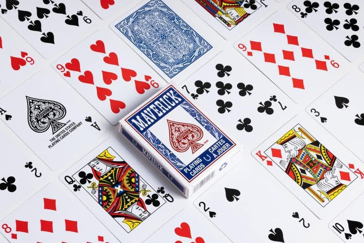 Maverick Grimaud Pokerkoffer mit 300 Chips + 2 Spiele mit 54 Karten, Grau, 130012774