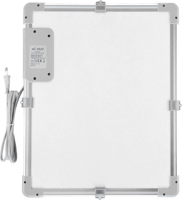 Infrarot Schreibtisch-Heizung 36x45cm Wärmeplatte 117W Arbeitsplatz Büro Home Office Kassen Empfangs