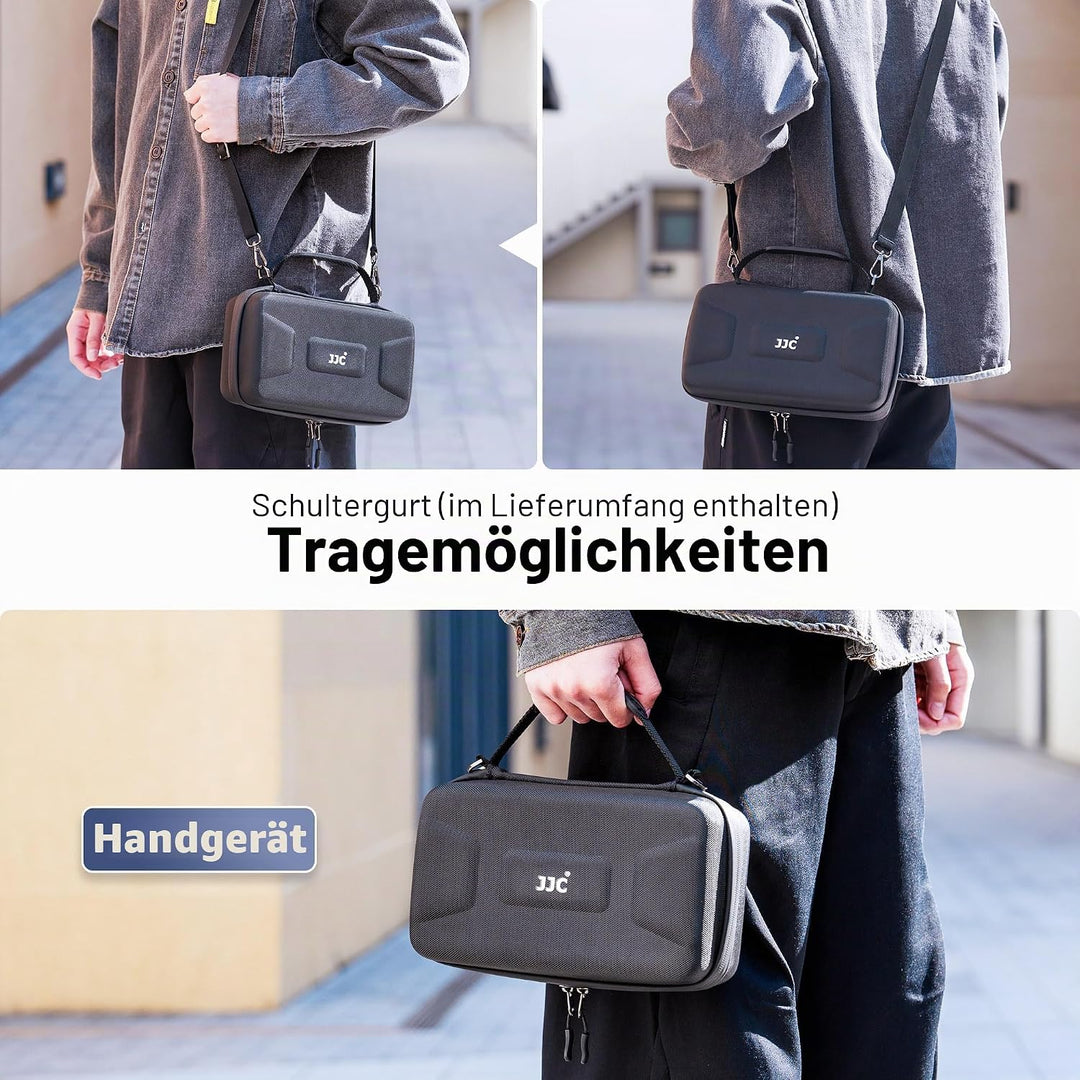 EVA Umhängetasche für DJI Osmo Action 5 Pro Tasche,Koffer für DJI Osmo Action 5 Pro/4/3 mit 3 Micro
