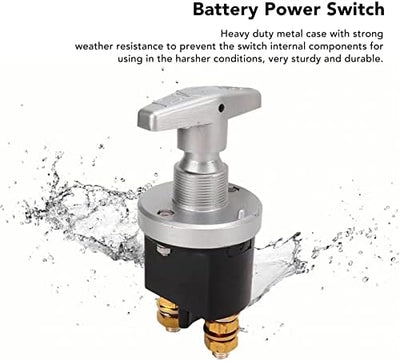 Batterie-Trennschalter, Batterie-Trennschalter, 12 V, 500 A, Wasserdichter Schutz, Universell für Au