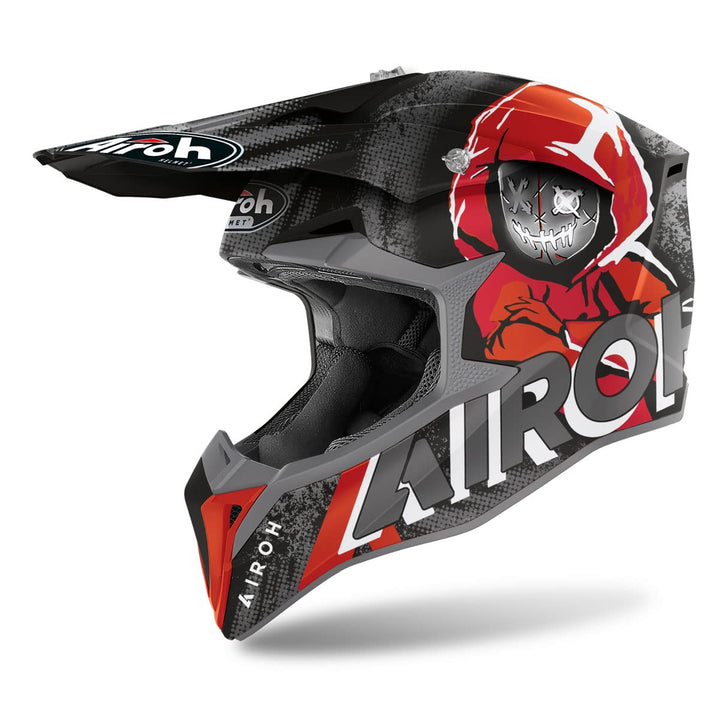Airoh Helmet Wraap Alien Red Matt XXL Rot, XXL Rot
