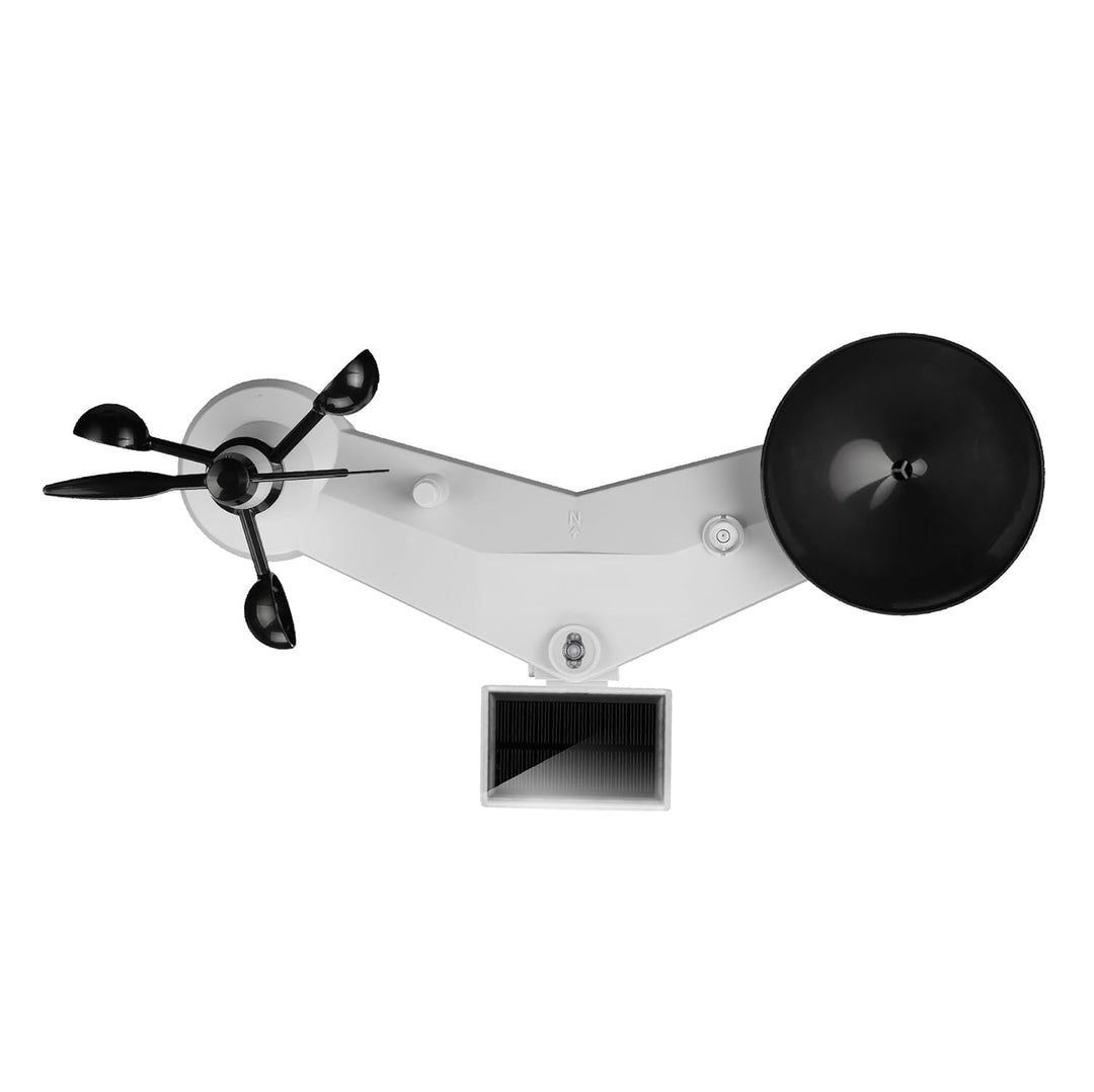 Bresser Smarte Tuya Profi-Wetterstation mit 7-in-1-Sensor, Luftqualitätsmonitor, Solar & App-Steueru