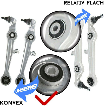 Frankberg 2x Querlenker Vorderachse Unten Kompatibel mit Superb I 3U4 1.8L-2.8L 2001-2008 P.a.s.s.a.