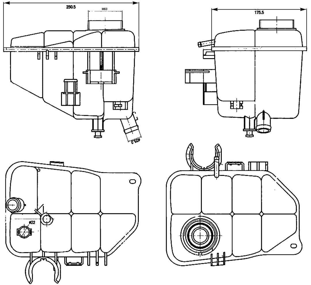 MAHLE CRT 126 000S Ausgleichsbehälter BEHR