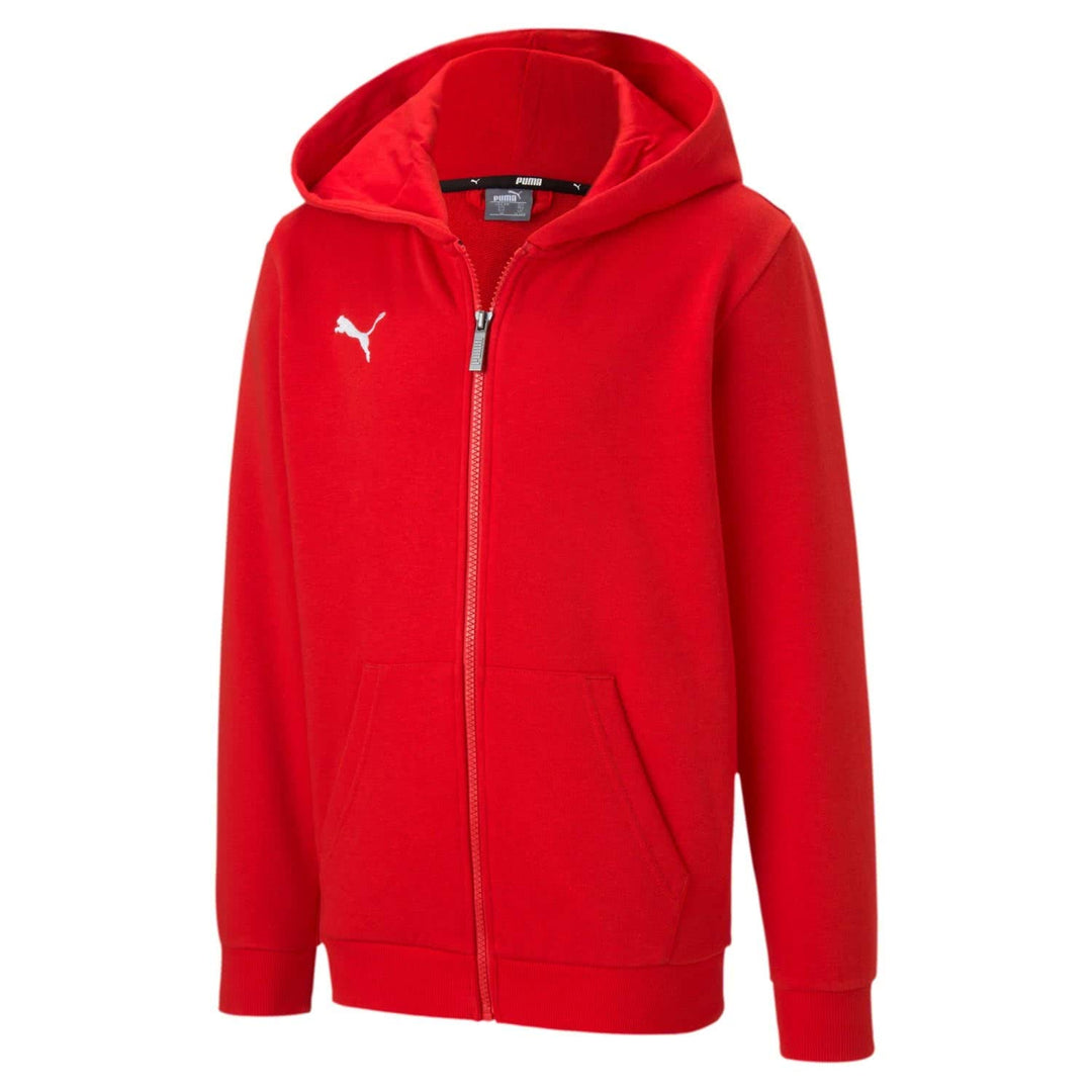 PUMA Jungen, teamGOAL 23 Casuals Hooded Jac Trainingsjacke 116 Puma Red, 116 Puma Red