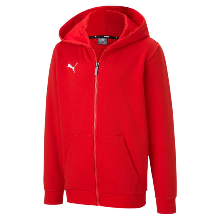 PUMA Jungen, teamGOAL 23 Casuals Hooded Jac Trainingsjacke 116 Puma Red, 116 Puma Red