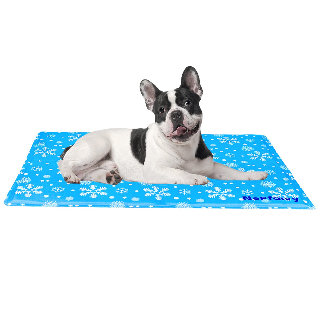 Nepfaivy Kühlmatte Kühldecke für Hund und Katze - Hunde Kühlmatte Selbstkühlend mit Ungiftiges Gel,