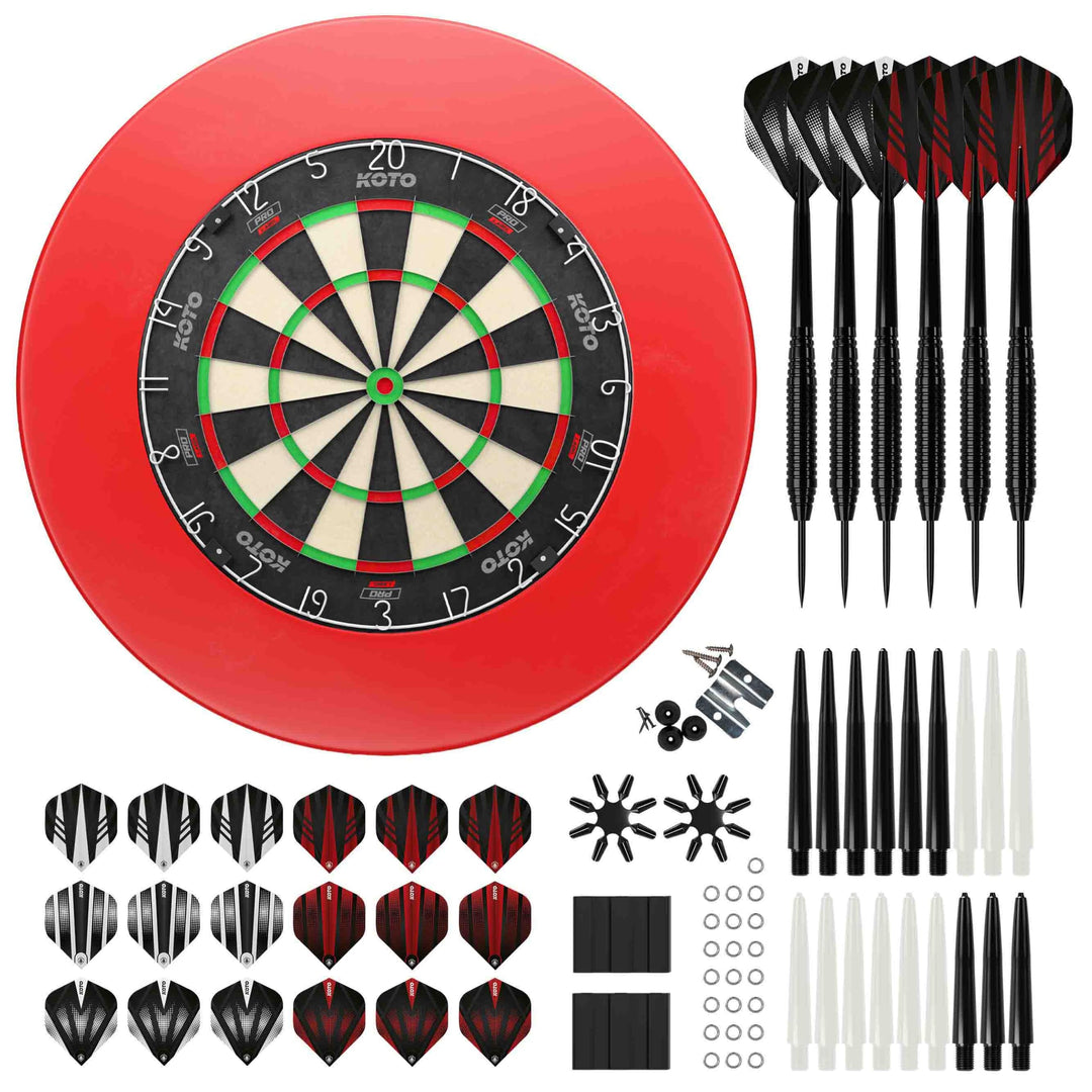 KOTO - King Pro + Surround + KOTO - Accessory Kit Steeltip 90 Stück, 2 Sets KOTO - Dartpfeile von 23