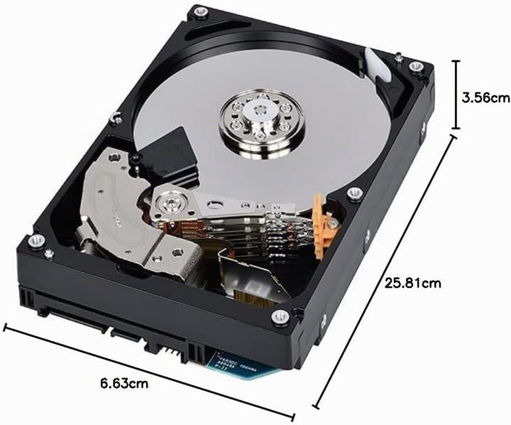 Toshiba Enterprise HDD 8TB 3.5’’ SATA 6Gbit/s 7200RPM (MG08ADA800E) 8 TB, 8 TB