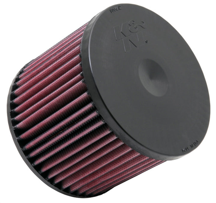 K&N E-1996 Waschbarer und wiederverwendbarer KFZ Tauschluftfilter, Rot