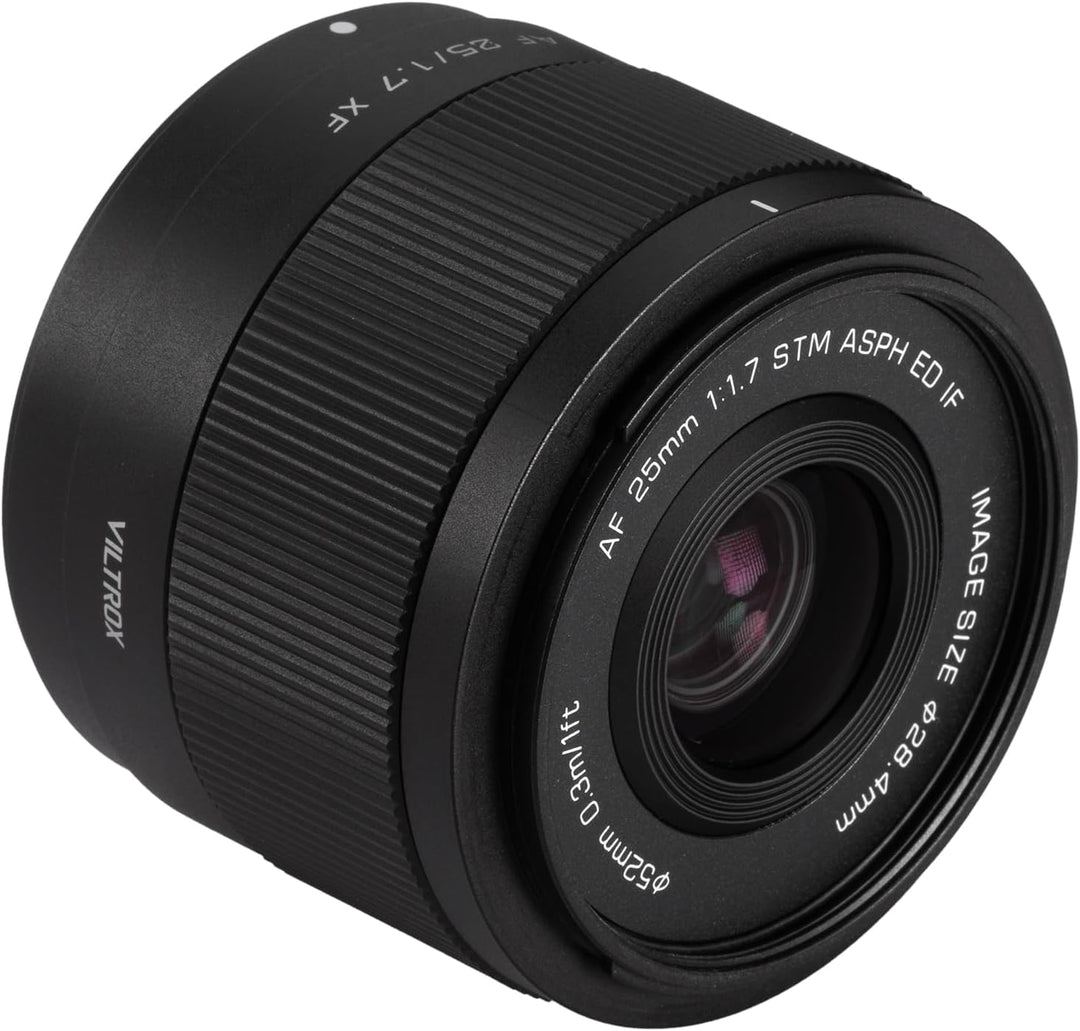 VILTROX 25mm f1.7 Fuji, Autofokus 25mm f1.7 XF Mount Objektiv für Fuji X-Mount Kamera X-T4 X-T10 X-T