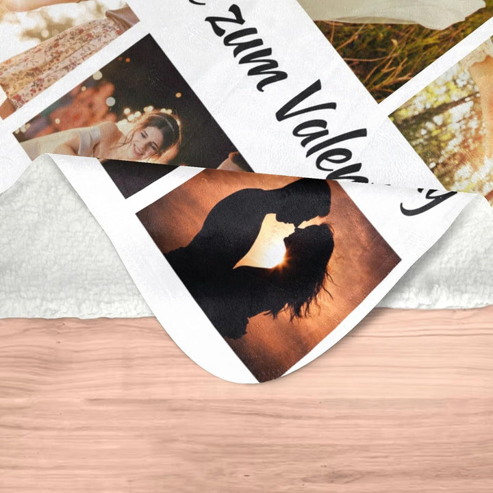 LNM Personalisierte Decke mit Foto, Personalisierte Decken, Personalisierte Kuscheldecke, Personalis