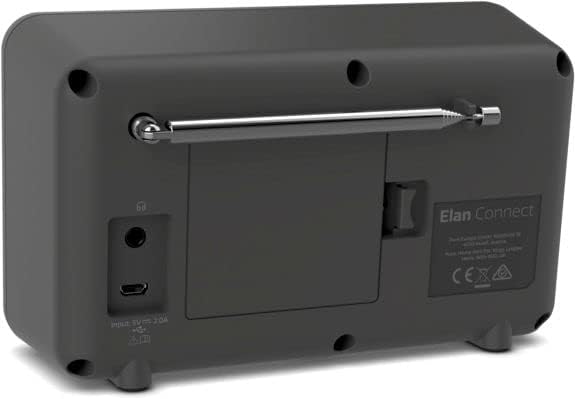 Pure Elan Connect tragbares DAB+ Radio mit Bluetooth 5 (DAB/DAB+ und UKW Radio TFT Farbdisplay 20 Se