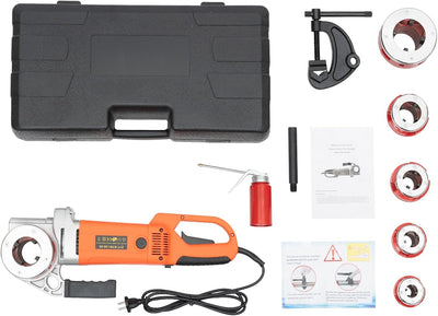 Begoniape 220V 2300W Elektrischer Rohreinfädler, Gewindeschneider Gewindeschneidkluppe, Schneidklupp