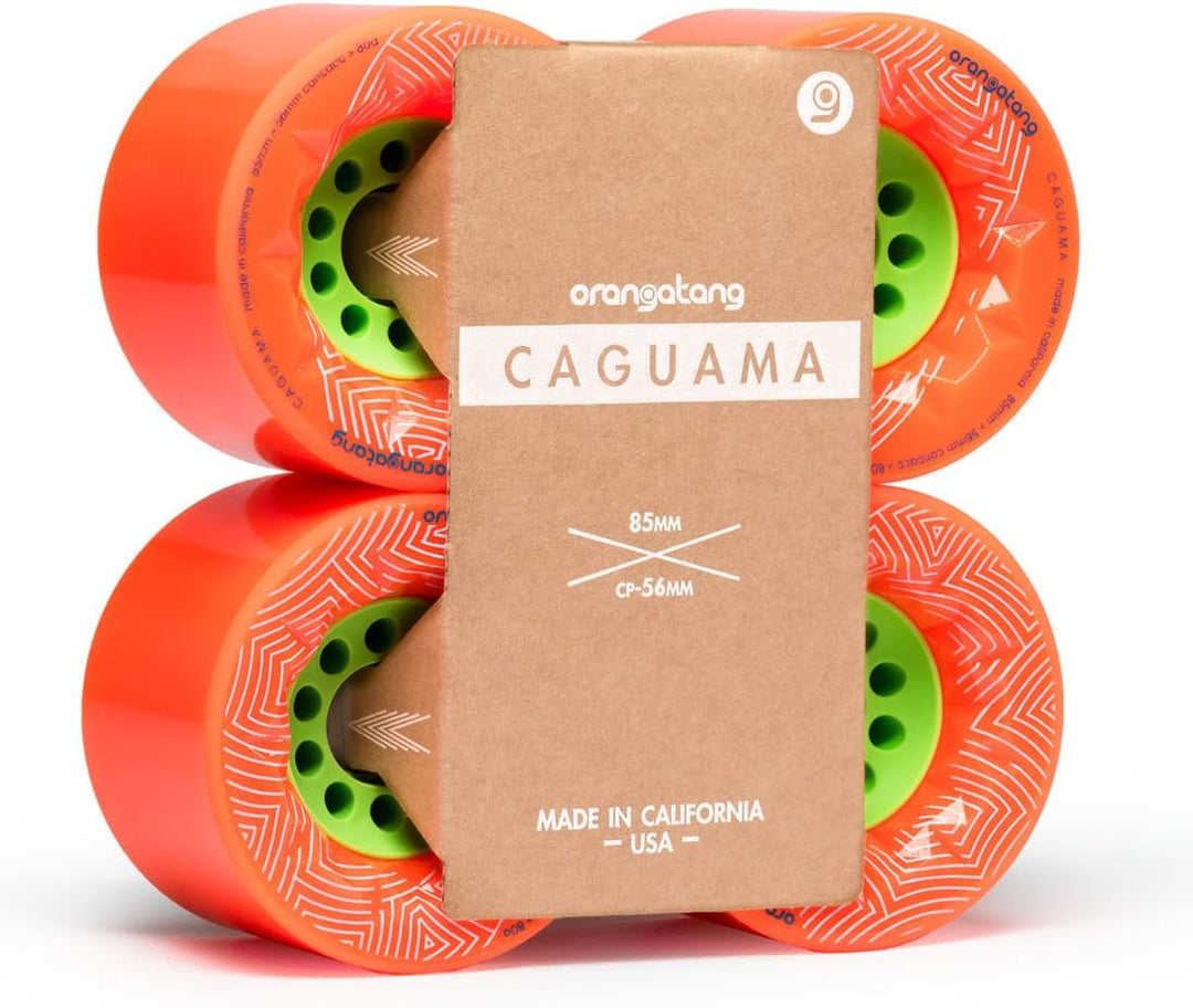 Orangatang Caguama Skateboard-Räder w/o bearings Orange, 80A, w/o bearings Orange, 80A
