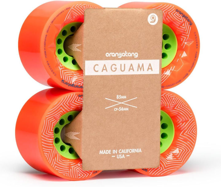 Orangatang Caguama Skateboard-Räder w/o bearings Orange, 80A, w/o bearings Orange, 80A