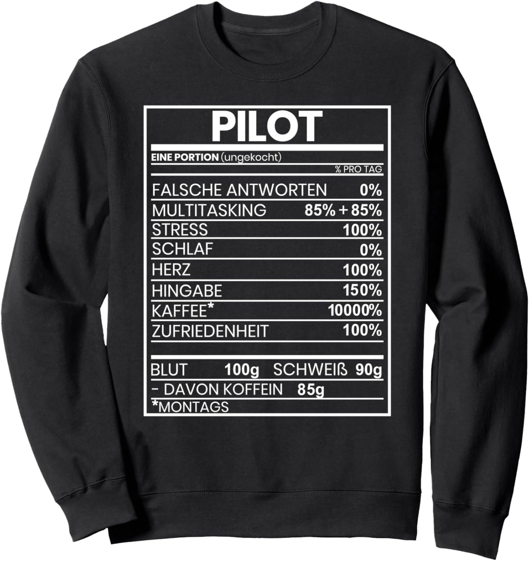 Lustiges Pilotengeschenk für Fliegerpiloten Sweatshirt