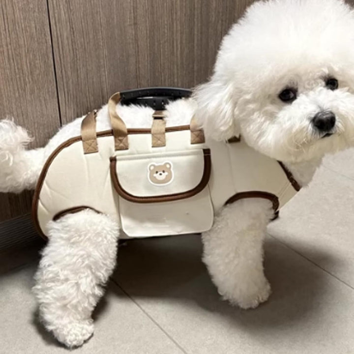 Hundetasche - Horizontale Haustiertransporttasche Zum Ausgehen,Tragbare Atmungsaktive Hundetasche Fü