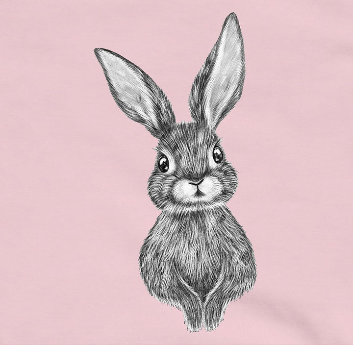 Shirtracer - Kinder Hoodie Jungen Mädchen - Hase Kaninchen I Häschen 104 3 Hellrosa, 104 3 Hellrosa