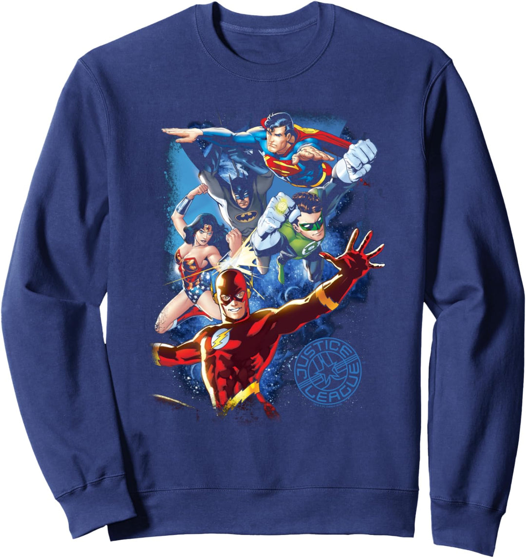 Justice League Galactic Attack Color Sweatshirt