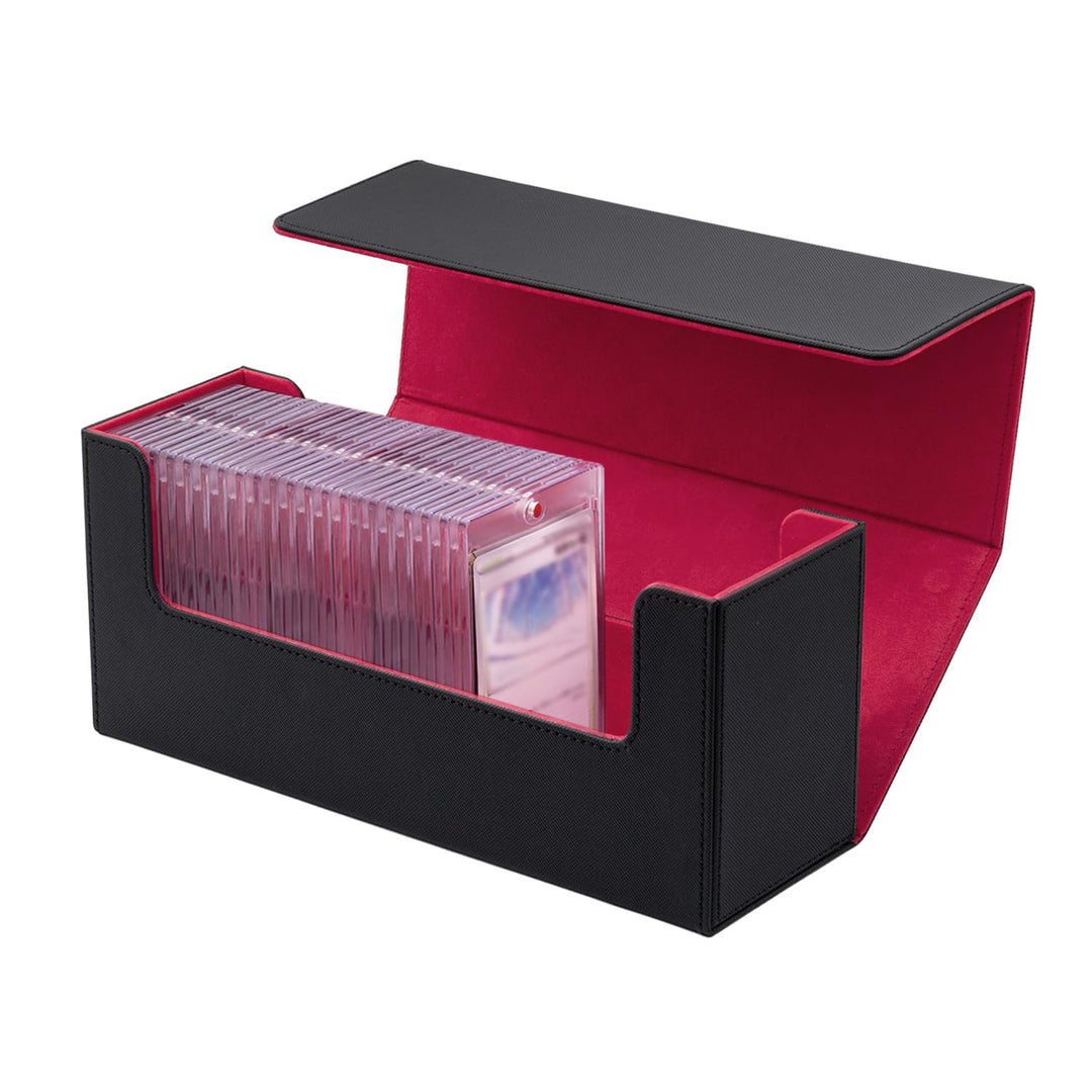 Card Deck Box for MTG, Gathering Kartenbox für 580+ Ungesleevte Karten/ 35pt/130PT Sammelkarten Hüll
