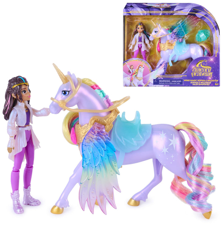 Unicorn Academy Wing Magic Sophia und Wildstar Set, ab 4 Jahren