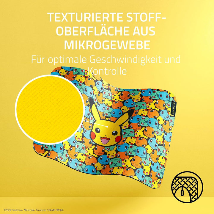 Razer Gigantus V2 Pokémon Edition - Weiche Gaming-Mausmatte für Geschwindigkeit und Kontrolle - Mikr