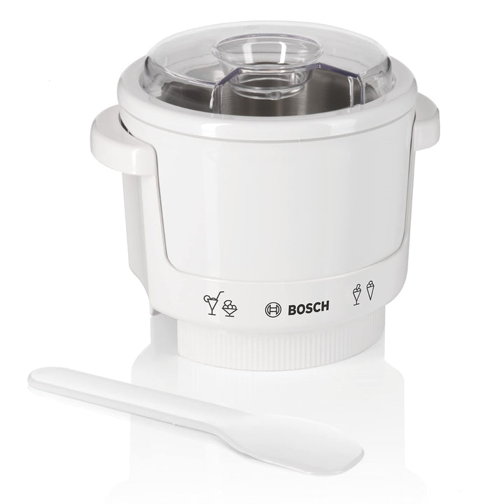 Bosch Eisbereiter MUZ4EB1, 550ml, selbstgemachtes Eis, Sorbet und Frozen Yoghurt, passend für Bosch