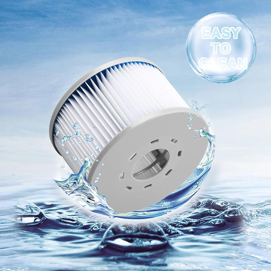 8 STK MSPA Ersatz Filterkartusche Wasserfilter, Ersatzfilter für MSpa Modelle ab 2020 Whirlpool, Sch