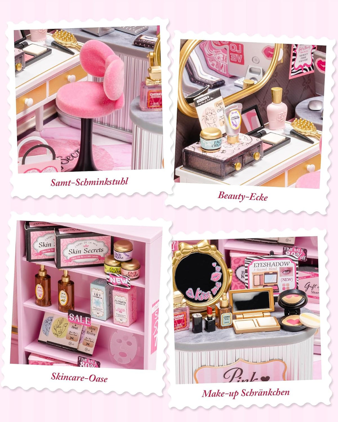Rolife Super Creator DIY Miniature House Miniatur Haus Bausatz Selber Bauen Deko für Schreibtisch Bü