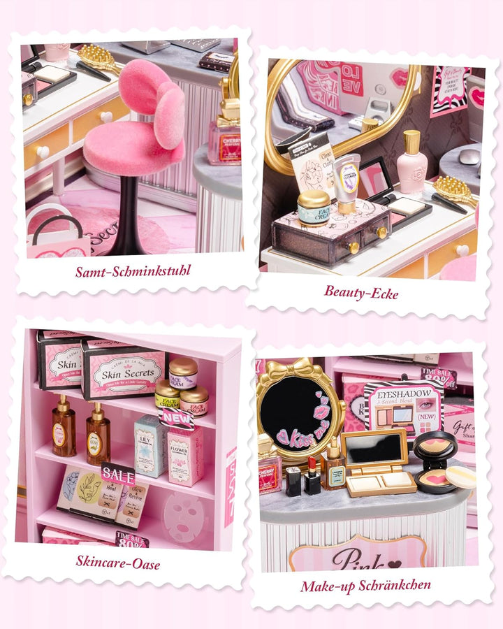Rolife Super Creator DIY Miniature House Miniatur Haus Bausatz Selber Bauen Deko für Schreibtisch Bü