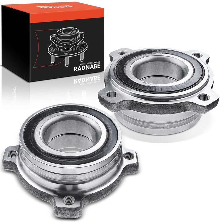Frankberg 2x Radnabe Radlagersatz Hinterachse Kompatibel mit 5er E39 1995-2003 5er E60 2001-2010 5er