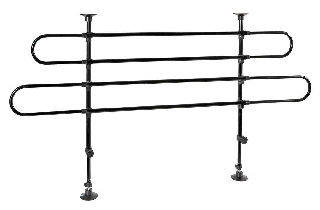 Lampa 40929 Hundeschutzgitter - Trenngitter - Hundegitter für den Kofferraum Höhe 63-110 cm schwarz